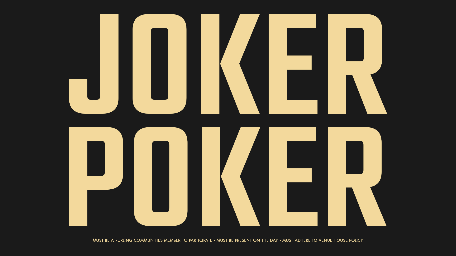 Joker Poker