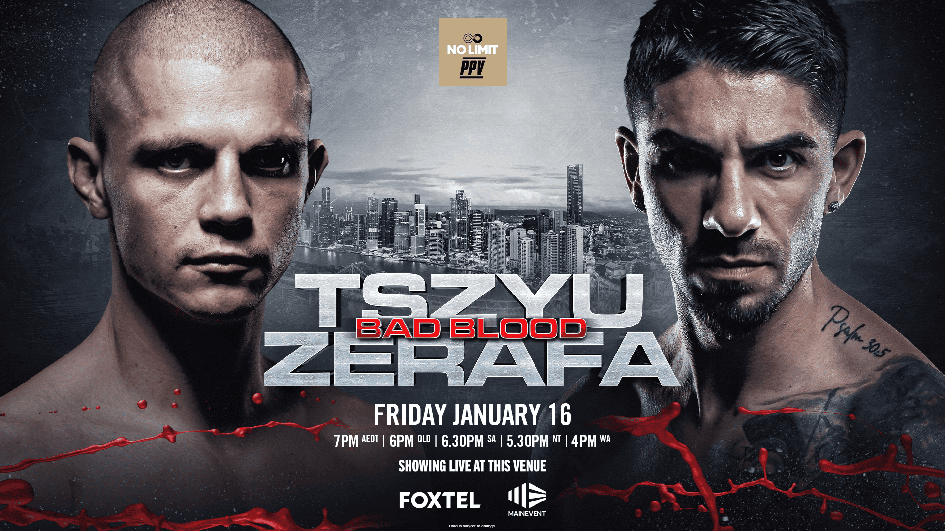 Tszyu vs Zerafa – Bad Blood